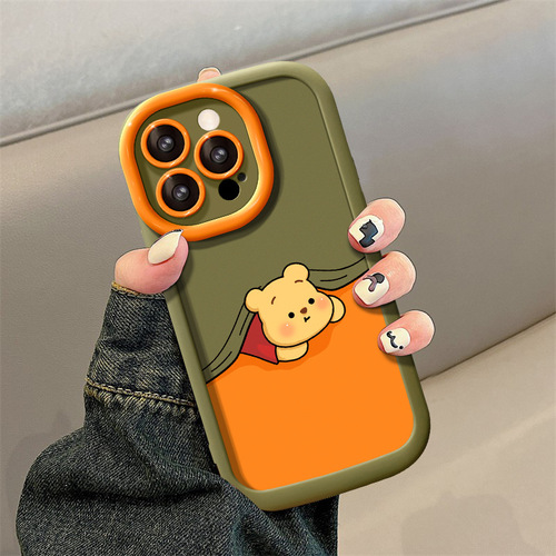 Suitable for Apple iPhone 15 Case for Women iPhone 13/16 Pro Max Cute Cartoon 12/11 Pro Macaron 14