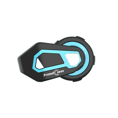 Factory Price Sale Headset Motorcycle Helmet Headset tmax Helmet Headset 1500 m Hands-free Noise Reduction Intercom FM (Motorcycle Helmet Headset) - light-blue