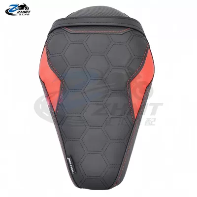 Motorcycle cushion — Kawasaki Z900, modified with a soft - rear-seat-cushion-honeycomb-style-red-original-seat-height