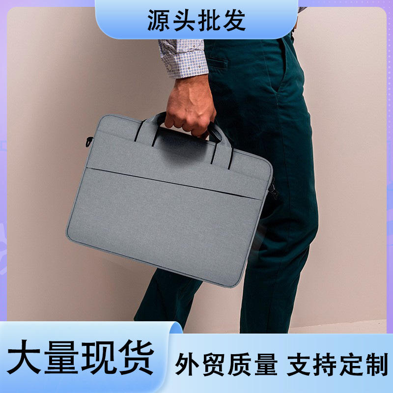 Laptop Bag Crossbody Bag Nylon Fleece-lined Multi-flap Pocket Pants Lenovo Apple Huawei air Hp 12345.6inch