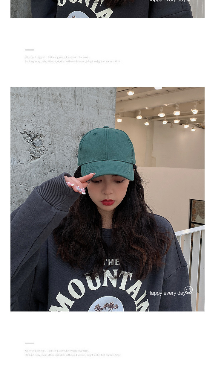 Casual Solid Color Baseball Cap NSKJM103757