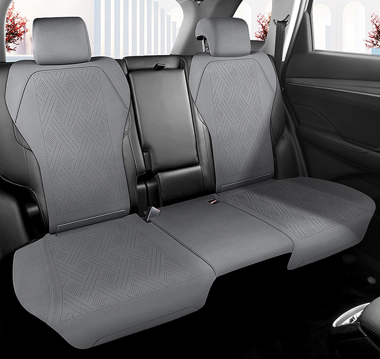 New second-generation Changan CS75Plus special seat cover suede seat cover breathable leather half-pack car seat cushion