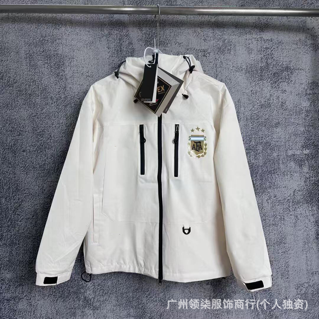 Nuevo fútbol de doble cara chaqueta de algodón Brasil París México Arsenal Alemania BairbaL impermeable