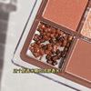 Matte eye shadow, acrylic transparent eyeshadow palette, earth tones