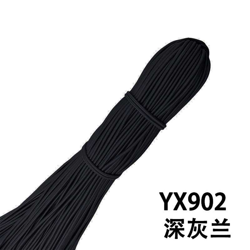 Cordón Elástico Redondo 2.5mm de Látex y Caucho, Alta Elasticidad, para Accesorios de Ropa image 138