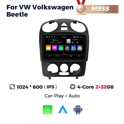 Applicable to VW Volkswagen DVD Navigation - m95s-232-quad-core-wifi-version