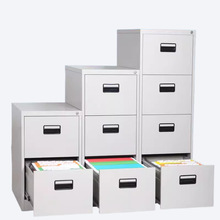 卡箱挂劳柜办公室A4文件柜FC二斗四斗档案带锁斗柜带锁抽屉柜
