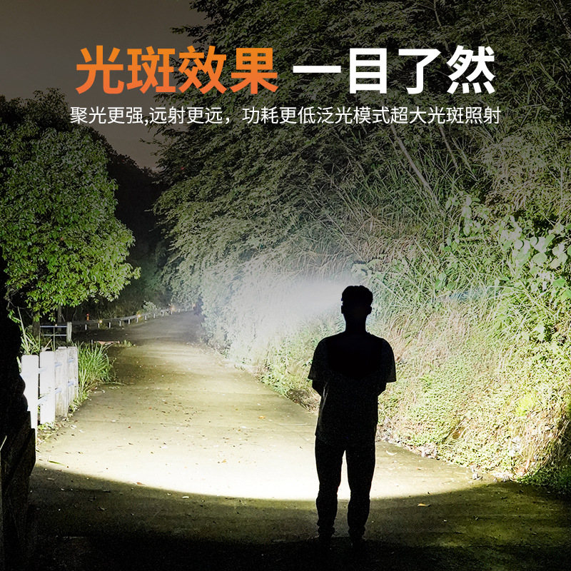 Transfronteriza luz fuerte inducción inteligente larga duración 90 ° ajustable fijación al aire libre reparación del faro