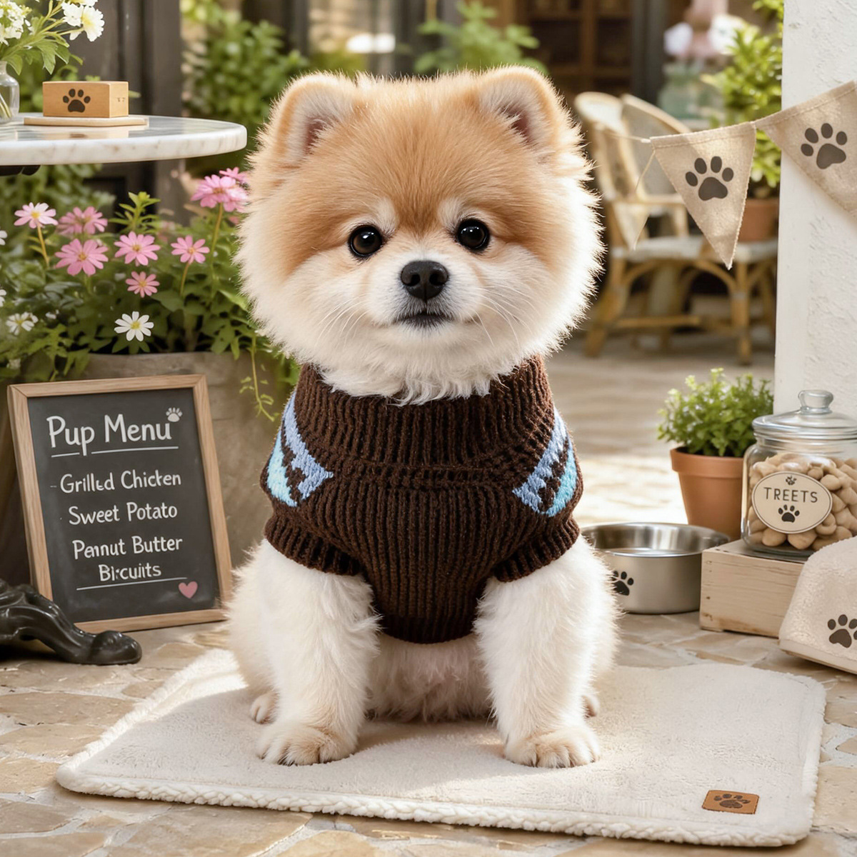 PETCIRCLE Pet Circle 2026 automne et hiver nouveaux vêtements pour animaux de compagnie vente en gros pull islandais motif rétro