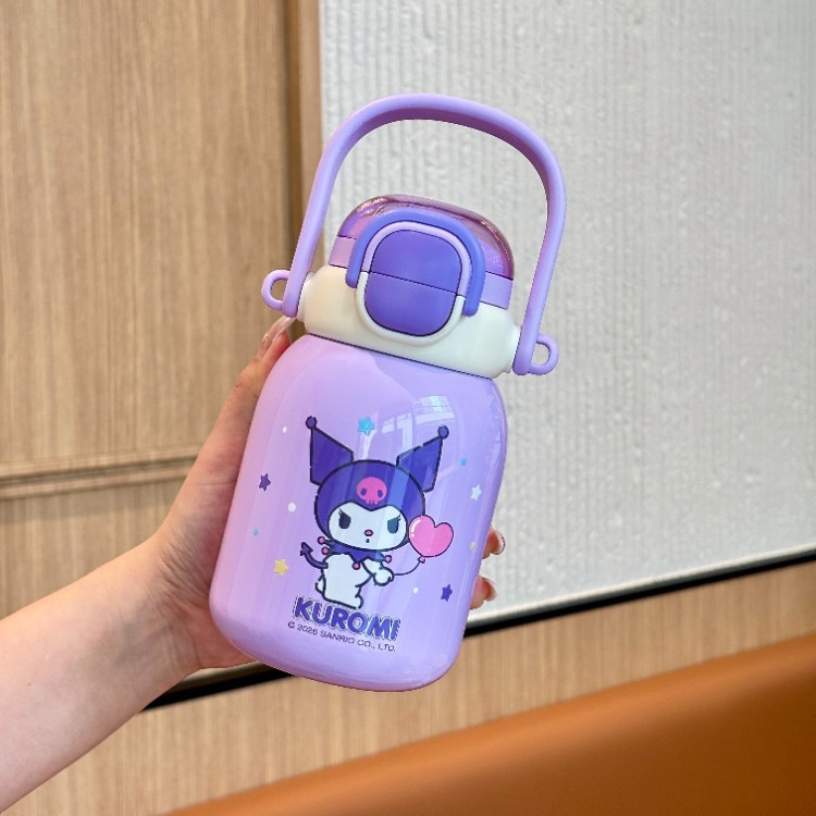 Sanliogou co-brand taza de aislamiento térmico para niños de alto valor facial, taza de paja para bebidas de niñas, taza de estómago especial para la escuela