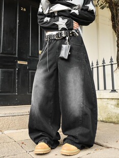 U 76963 Retro Street Baggy Jeans �͹�ţ��ѝ �羳�W�����R�d��