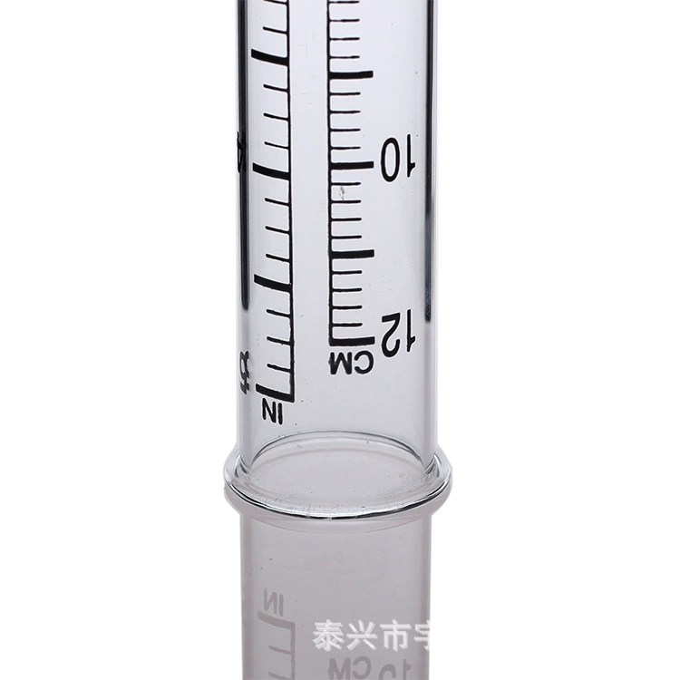 [Yucheng] Заводская стеклянная шкала для измерения дождя 22*140 мм для наружной печати