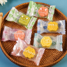 ins风绿豆糕包装袋冰糕点心包装袋冰皮蛋黄酥绿豆糕烘焙机封袋