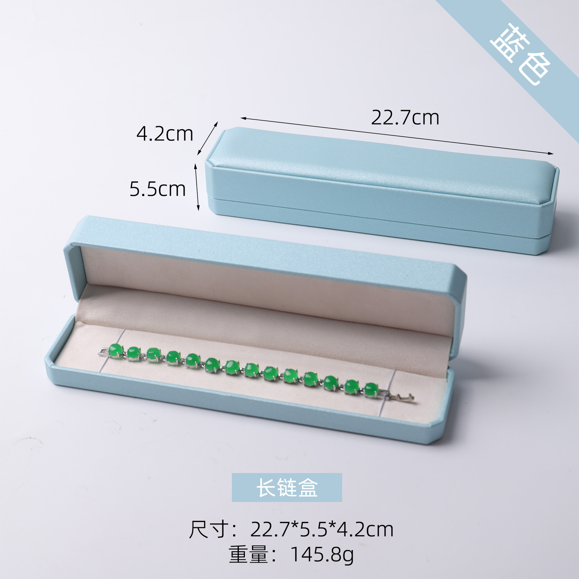 Caja de embalaje de joyería de ocho ángulos, caja de anillo de diamante de lujo brillante, nueva caja de collar de joyería de perlas