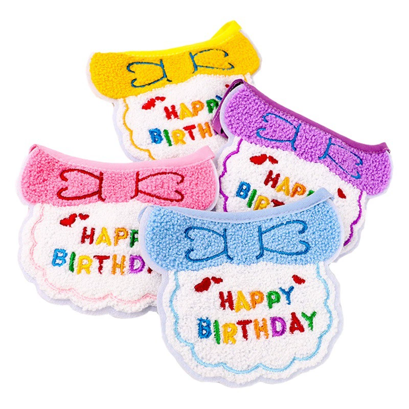 Ins вышитый нагрудник шляпа для домашних животных шляпа на день рождения украшение Кошка Шляпа кошка собака платье вверх шляпа на день рождения вечерние фото