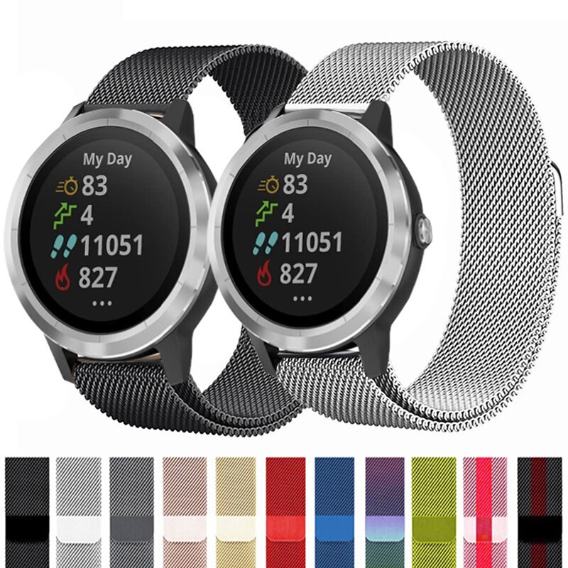 Milanese Strap for Garmin Forerunner 255 255S 158 55 245 645 Milanese Strap for Garmin Forerunner 255 255S 158 55 245 645