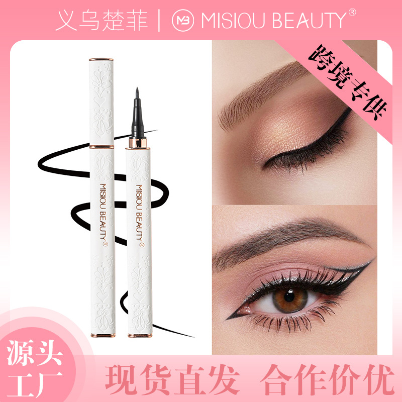 MISIOU Ultra-Fine Liquid Eyeliner Pen Waterproof, Sweat-Proof, Non-Smudge Black Eyeliner Pen Cross-Border Makeup In-Stock Wholesale