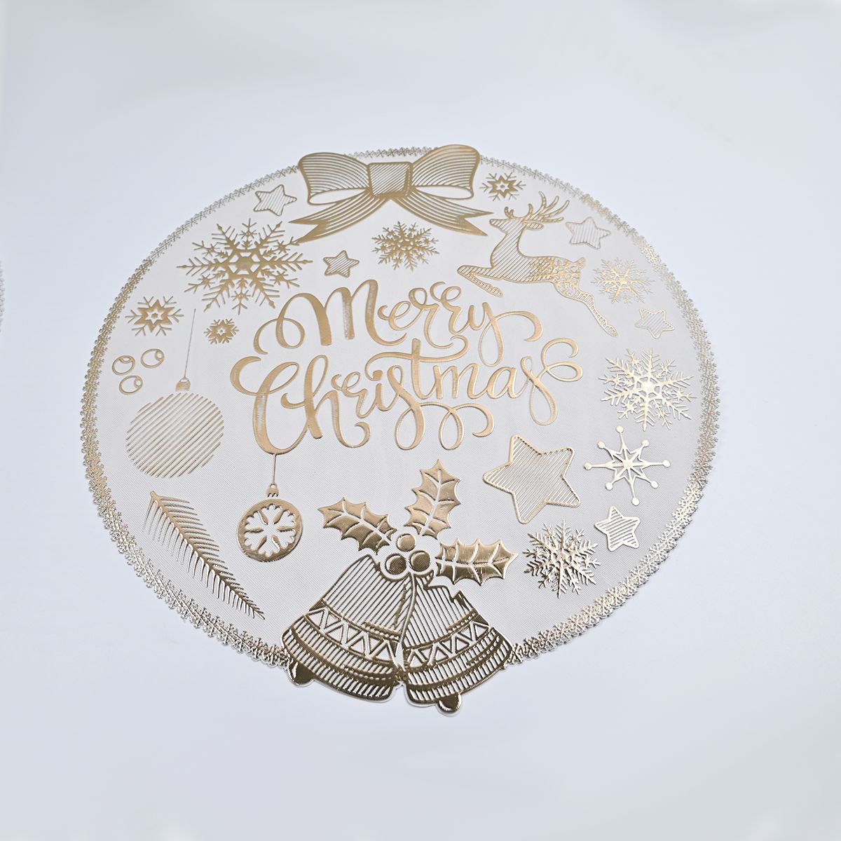 Navidad calabaza estampado almohadilla aislamiento almohadilla de comedor aceite impermeable PVC Halloween almohadilla de comedor occidental sólido