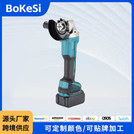 跨境多功能家用电动工具角磨机外贸无线电动打磨机125锂电切割机