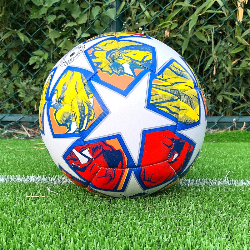 ミシン縫いサッカーフットボールワールドカップヨーロッパカップアメリカカッププレミアリーグ試合トレーニングNo.5 PVCサッカー卸売|undefined