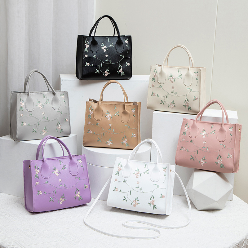 Bolsas de brazo de moda de dama bordadas nicho elegantes bolsas de dama de moda de viaje de brazo bolsas de hombro
