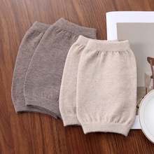 全羊毛护膝夏季薄短款男女士关节老寒腿空调保暖羊绒护膝盖批发