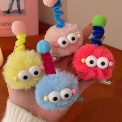 かわいいインターネット有名人の醜い人形ヘアピン秋と冬の立体ツイストスティック面白いぬいぐるみ漫画ヘアピン女の子トップクリップヘアアクセサリー