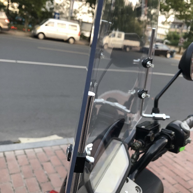 オートバイの電気自動車のフロントガラスのフロントパネルの高精細透明な雨よけは壊れません。|undefined