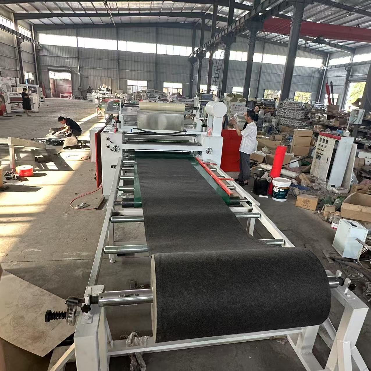 鞋垫子热烫粘合设备EVA发泡棉塑料膜网格布料复合机三合一贴合机