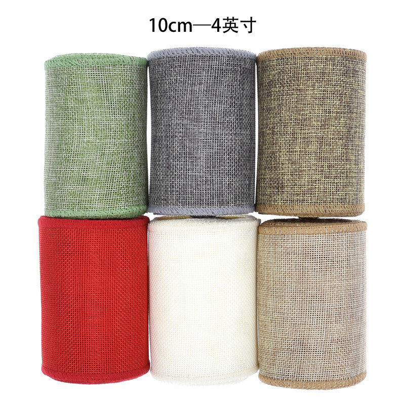 Amazon nuevo jardinería casera de color sólido borde cape arco decoración cape imitación de lino diy conjunto de accesorios