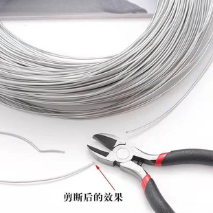 Rabbit ears covered with rubber wire hat brim clothing modeling doll shaped strip aluminum wire aluminum wire soft iron wire see description direct sales