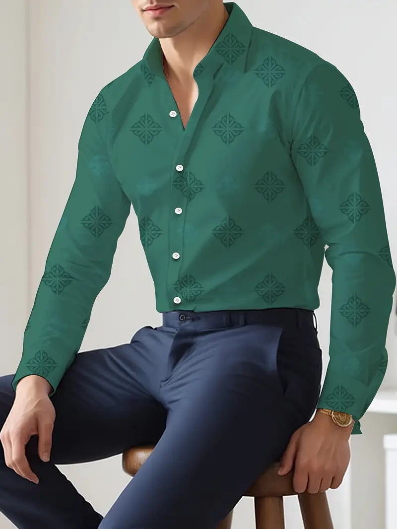 Hombre de alta calidad color sólido suelto 2024 nuevo estilo salvaje camisa de botones de manga larga blusa de otoño MB12