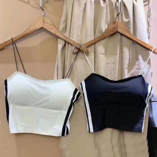 Summer silk tube top, thin bra top, tank top, protective underware, base top with cups, beautiful back