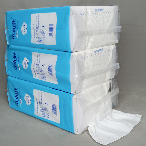 Disposable Embossed Flat-Shape Toilet Paper, Affordable Household Roll, Large Sheets, Classic Style, for Toilets and Restrooms, Hand Towels, Square Tissues