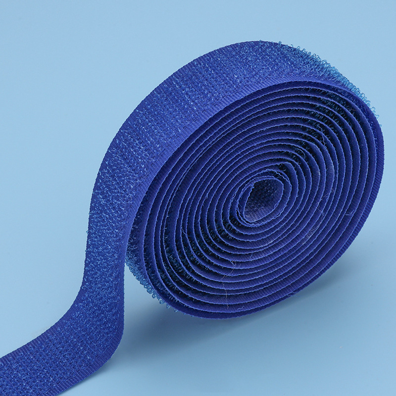 Velcro de color al por mayor 2cm de ancho gancho texturizado sin adhesivo de espalda pegatina madre ropa de bebé zapatos y sombreros pegados hebilla