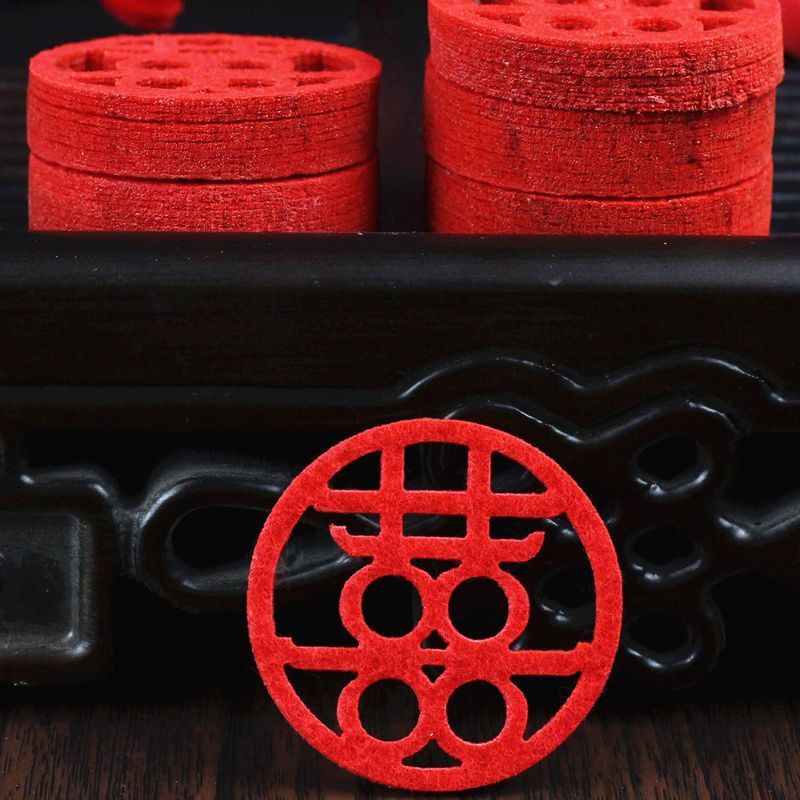 结婚撒床迷你手抛喜字婚房布置装饰抛洒创意婚礼果盘喜楼梯小喜子|undefined