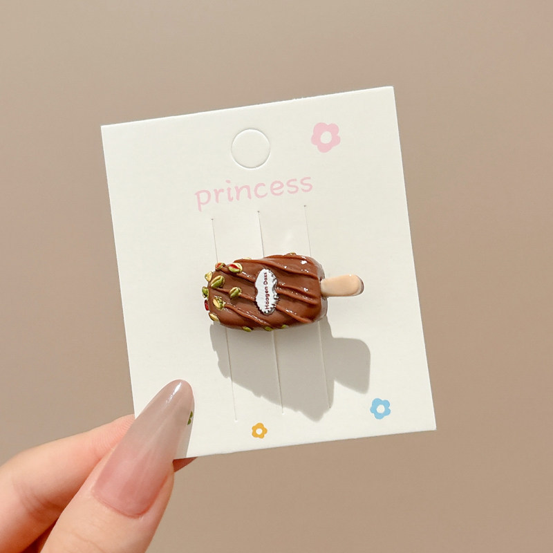 4# ice cream [coffee color] clip 2cm ice cream approximately 3.2cm