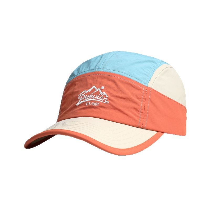 sombrero de sombrero de sol de verano letras de secado rápido sombrero de béisbol ligero de color para hombres y mujeres parejas de moda versátil sombrero de lengua de pato montaña