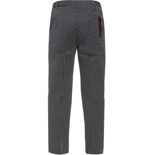 Wholesale Ready-to-Wear Chef Pants, Hotel Uniform Pants, Kitchen Striped Chef Pants, Restaurant Server Elastic Waist Pants