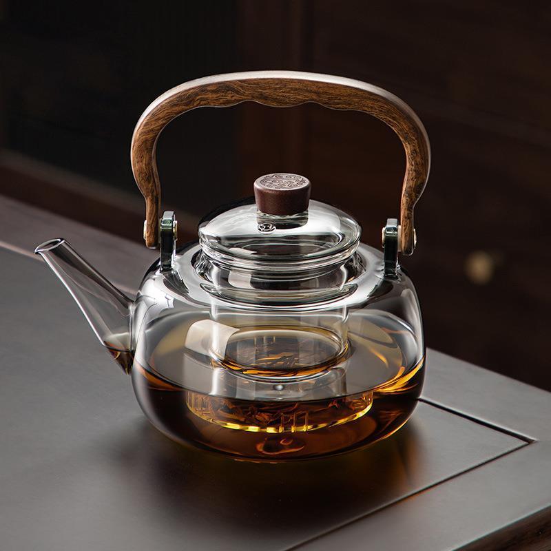 批发高硼硅玻璃煮茶壶一件代发新款泡茶壶围炉煮茶壶耐高温煮茶器|undefined