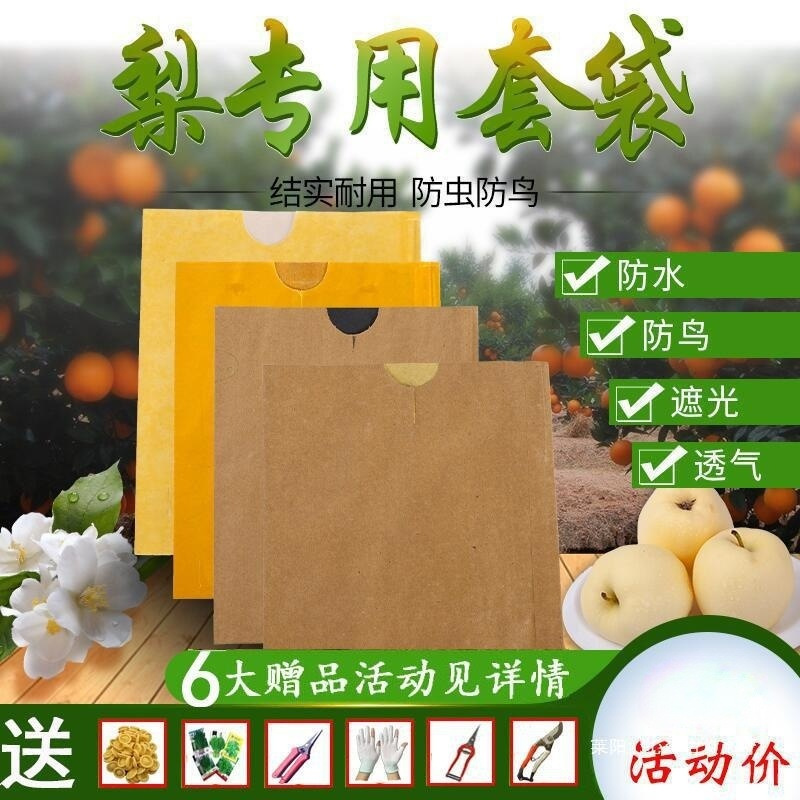 梨子套袋袋水果套袋果树防虫黄金梨套袋晚秋黄梨袋果袋秋月梨