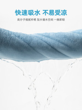 OF9D儿童浴巾可穿斗篷游泳浴袍带帽夏季男大童专用女孩吸水速干不