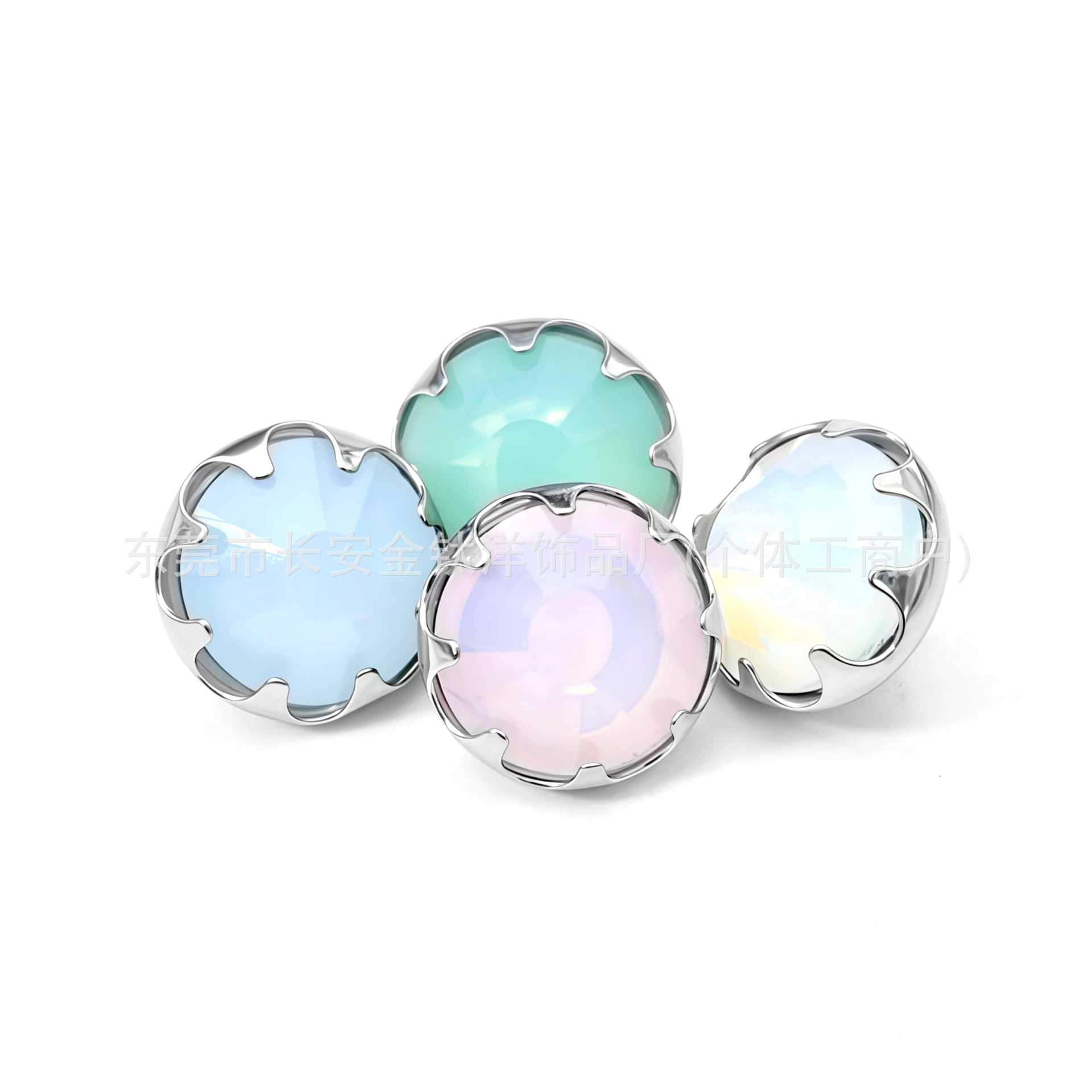 F136 Titanium Opal Inlaid Tongue Lip Ear Navel Piercing Barbell - G23 Alloy Body Jewelry detail image 8
