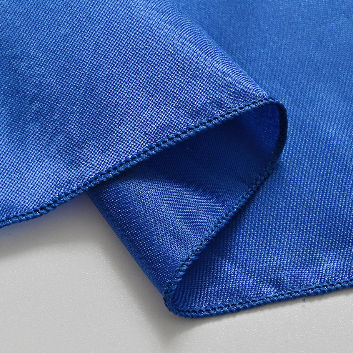 Accesorios de lazo de flor de respaldo de silla de satén de cinco bellezas transfronterizas Suministros generales de decoración de boda Funda de silla elástica Decoración de lazo