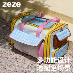 Zeze ニースペット拡張バッグ大容量四季ユニバーサル猫バッグポータブル特別なバッグ犬旅行バッグ
