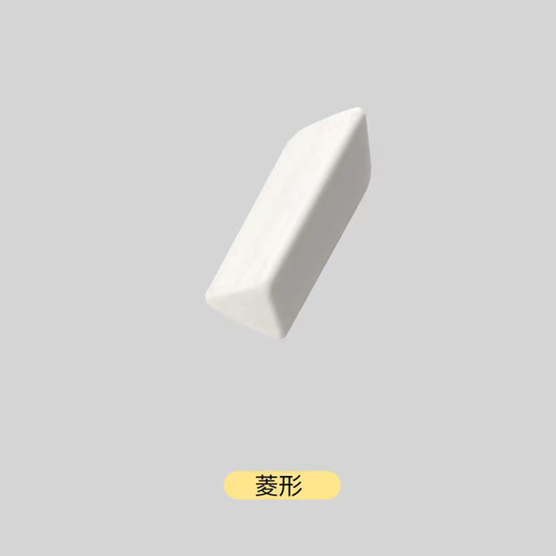 白色-菱形一枚