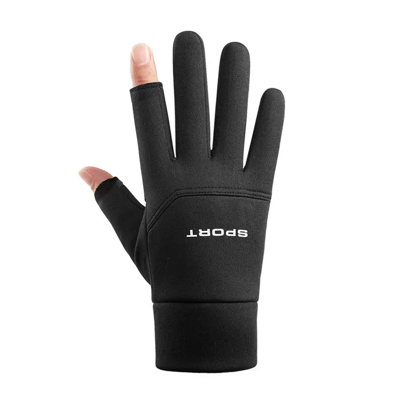 秋冬季保暖手套防滑防寒加绒运动骑行户外滑雪电动车防水触屏手套