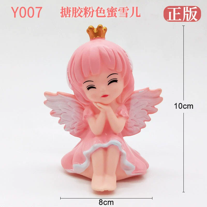 Decorative princess girl doll, cute collectible decor, plastic/resin, many styles and finishes