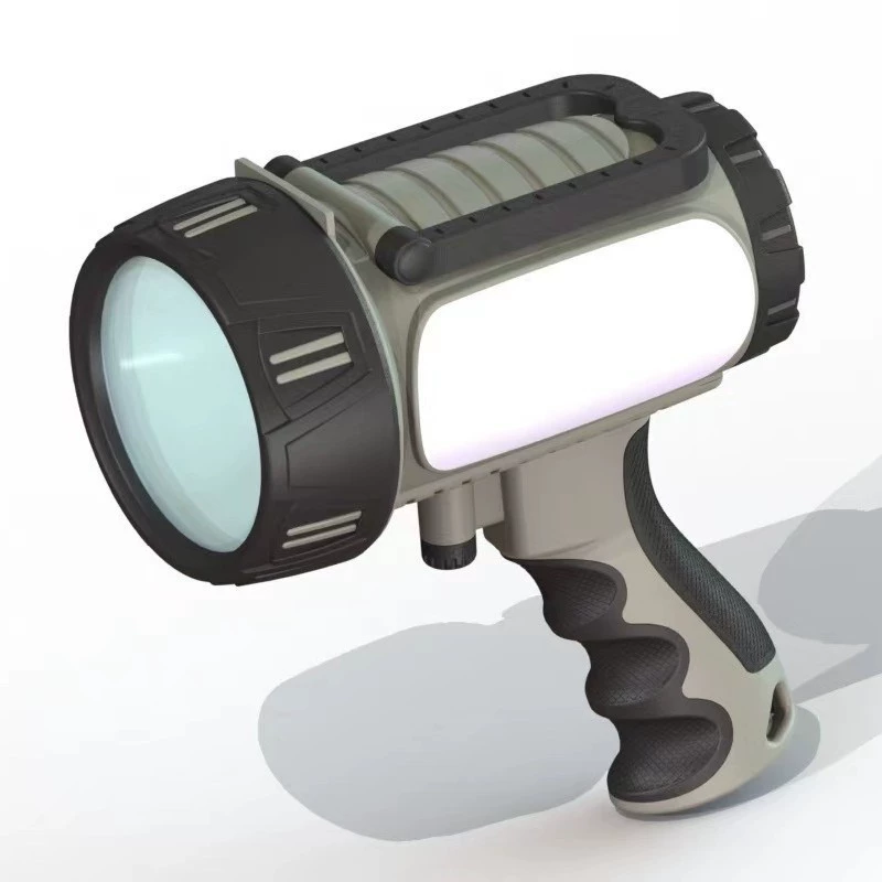 Новый фонарь-прожектор Amazon для внешней торговли, ручной прожектор-фонарь, мощный фонарик, портативный с разъемом Type-C