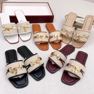 2025�������QGƽ�כ���ЬŮFlat Sandals Slippers Women African